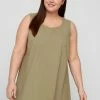 Zizzi Robe En Jersey - Green -France Zizzi Soldes 2022 edd97e29118f46b896cd9d41f498dfdf