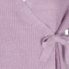Zizzi KNITTED WRAP DETAIL - Gilet - Purple Rose Mel -France Zizzi Soldes 2022 edeeaeb6df5c40a481c73ac4c6d4820a