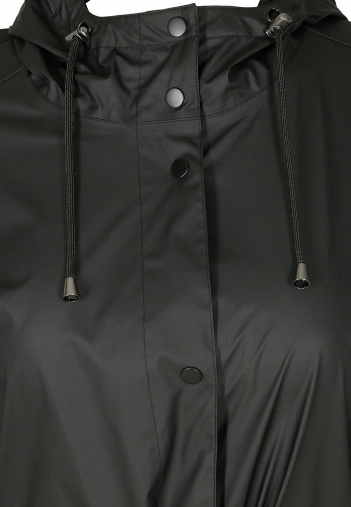 Zizzi REGEN MIT GÜRTEL UND - Parka - Black 6 Zizzi REGEN MIT GÜRTEL UND - Parka - Black – Image 6