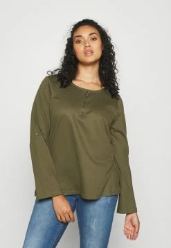 Zizzi XCILLE - T-shirt à Manches Longues - Ivy Green