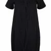 Zizzi Robe En Jersey - Black