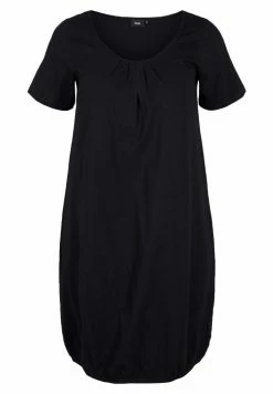 Zizzi Robe En Jersey - Black