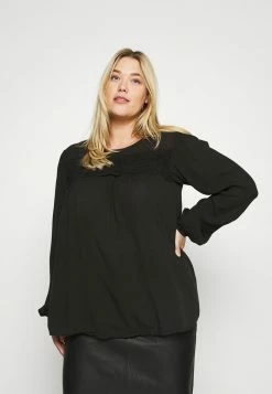 Zizzi EROSE BLOUSE - Blouse - Black