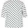 Zizzi PUNKTEN - Blouse - White, Black -France Zizzi Soldes 2022 f2c5c0fc41e844578fc9fb6f4f6db371