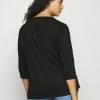Zizzi XCILLE BLOUSE - T-shirt à Manches Longues - Black -France Zizzi Soldes 2022 f3a3f3f117704374ba45ffcd094a0a74
