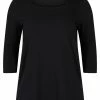 Zizzi WITH 3/4-LENGTH SLEEVES - T-shirt à Manches Longues - Black 5 Zizzi WITH 3/4-LENGTH SLEEVES - T-shirt à Manches Longues - Black -France Zizzi Soldes 2022 f3ccace4cd274f92a5dca58b3735dd90