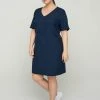 Zizzi Robe De Jour - Blue -France Zizzi Soldes 2022 f3d73c53e88a448da3aba19c23860865