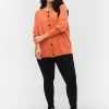 Zizzi Gilet - Mandarin Orange Mel -France Zizzi Soldes 2022 f543051ce6734ad4ba798911049b99fe