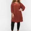 Zizzi Tunique - Mahogany -France Zizzi Soldes 2022 f59cad96a1e64414adab427fecd573bc