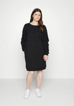 Zizzi DAWN DRESS - Robe De Jour - Black