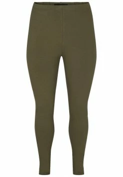 Zizzi MIT PRINT - Legging - Ivy Green