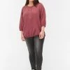 Zizzi 3/4-ÄRMELN - Blouse - Wild Ginger -France Zizzi Soldes 2022 f640f2ef4e134e67b8e72e66bf65e706
