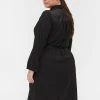 Zizzi BINDEBAND UND KNÖPFEN - Robe Chemise - Black -France Zizzi Soldes 2022 f6436e99fa3c482c903b2cde9de77e8e
