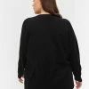 Zizzi LANGARM MIT SCHLITZ - Pullover - Black -France Zizzi Soldes 2022 f64adf2984c941ae89a09c0ebfedcf43