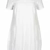 Zizzi Robe De Jour - White -France Zizzi Soldes 2022 f6770819d3074e7cb59878be52f89c29