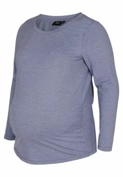 Zizzi MIT LANGEN ÄRMELN - T-shirt à Manches Longues - Nightshadow Blue