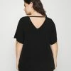 Zizzi ESACHA - Blouse - Black -France Zizzi Soldes 2022 f6b6931b5ca74710bdb40ced6775a078
