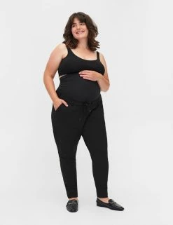 Zizzi SCHWANGERSCHAFTS-MADDISON - Pantalon Classique - Black