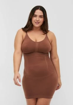 Zizzi MIT BREITEN TRÄGERN - Robe Fourreau - Clove