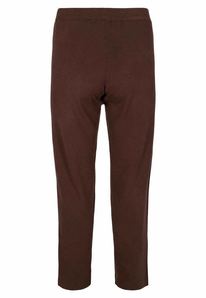 Zizzi MIT SCHNÜREN - Pantalon Classique - Coffee Bean 2 Zizzi MIT SCHNÜREN - Pantalon Classique - Coffee Bean – Image 2