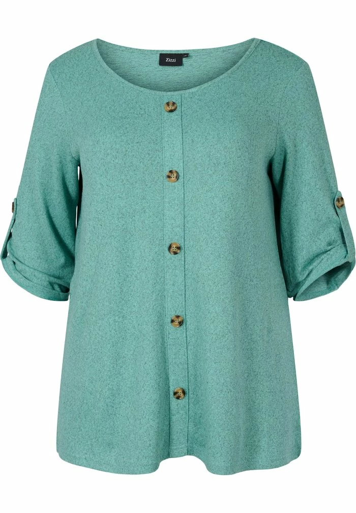 Zizzi Blouse - Dusty Jade Green M. 1 Zizzi Blouse - Dusty Jade Green M.