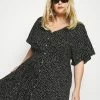 Zizzi EVIGA MIDI DRESS - Robe De Jour - Black -France Zizzi Soldes 2022 fa7ccae9203644ebaa231304b25b94dd