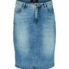 Zizzi Jupe Crayon - Blue Denim -France Zizzi Soldes 2022 fa8c65e69ab540aa9e0596e098b38472