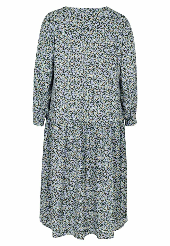 Zizzi Robe De Jour - Black 5 Zizzi Robe De Jour - Black – Image 5