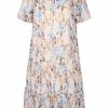 Zizzi SHORT SLEEVED - Robe De Jour - Humus Flower Aop -France Zizzi Soldes 2022 fc177802890446fea53eb9f230808260