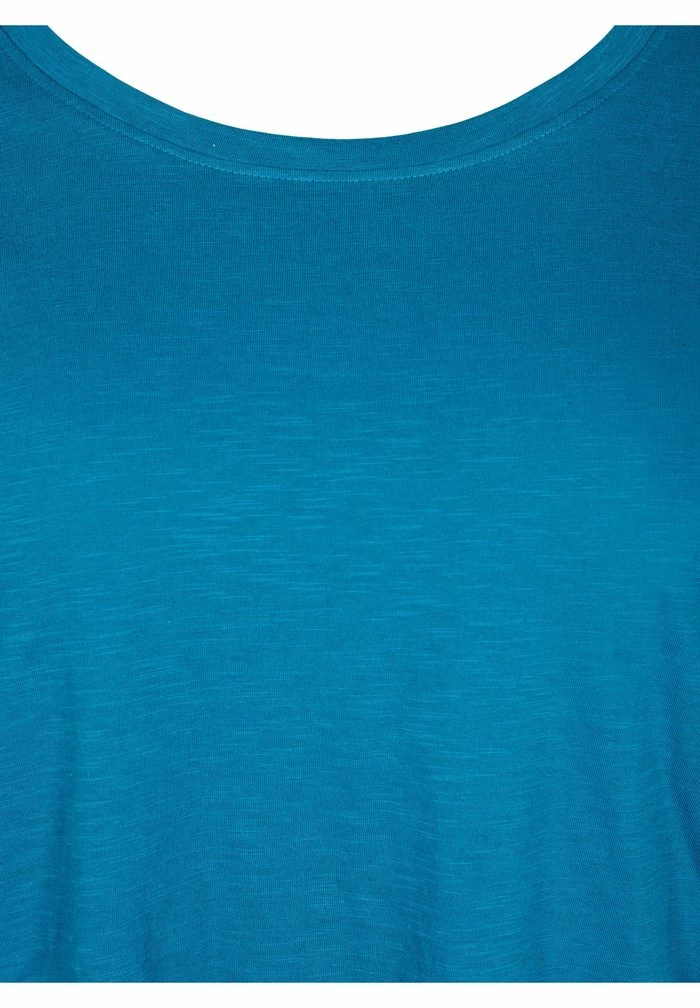 Zizzi KURZARM - T-shirt Basique - Moroccan Blue 3 Zizzi KURZARM - T-shirt Basique - Moroccan Blue – Image 3