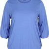Zizzi MIT 3/4 ARMEL - Blouse - Ultramarine Mel -France Zizzi Soldes 2022 fd43d67bdb9e4a5e9094e3d39a84639e