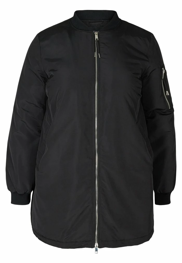 Zizzi MIT TASCHEN - Blouson Bomber - Black 4 Zizzi MIT TASCHEN - Blouson Bomber - Black – Image 4