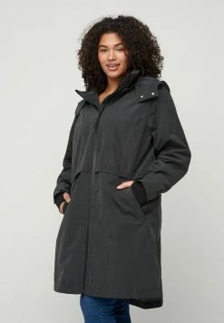Zizzi VERSTELLBARER - Veste Imperméable - Black