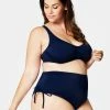 Zizzi Haut De Bikini - Dark Blue