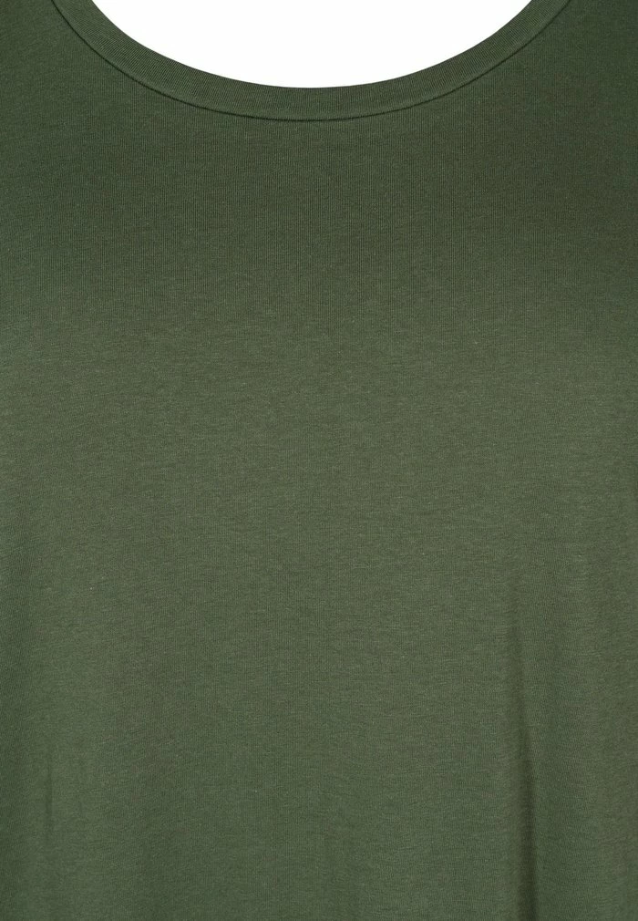 Zizzi WITH SIDE SLITS - Robe En Jersey - Thyme 3 Zizzi WITH SIDE SLITS - Robe En Jersey - Thyme – Image 3