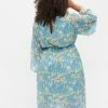 Zizzi Robe De Jour - Turquoise -France Zizzi Soldes 2022 ff784922f72b4376b70b758525a0d38b