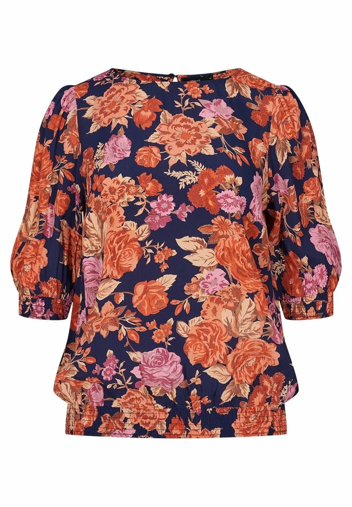 Zizzi BLOMSTRET BLUSE I VISKOSE MED SMOCK - Blouse - Vintage Aop 4 Zizzi BLOMSTRET BLUSE I VISKOSE MED SMOCK - Blouse - Vintage Aop – Image 4