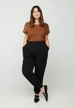 Zizzi Pantalon Classique - Black